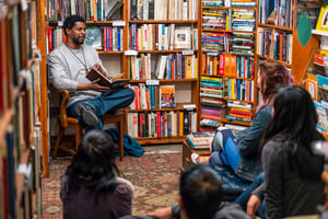 book reading