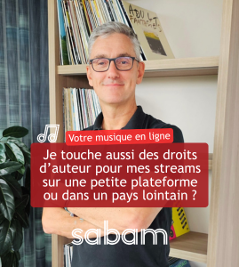 Je touche aussi des droits pour mes streams sur une petite plateforme ou dans un pays lointain ?
