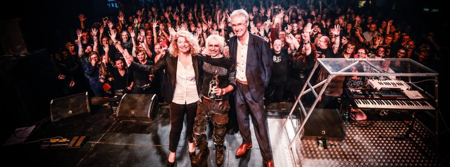 Maurice Engelen ontvangt Muze van Sabam