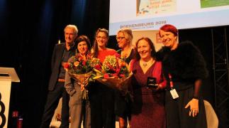 Boekenleeuw en Boekenpauw gaan naar Kathleen Vereecken en Kaatje Vermeire
