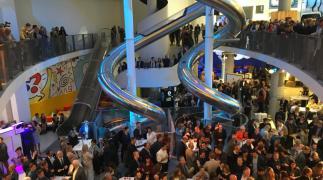 Comics Station Antwerp boven de doopvont