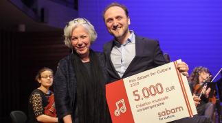 Stéphane Orlando wint de prijs Sabam for Culture – Creatie hedendaagse muziek