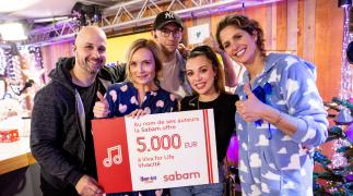 La Sabam et ses membres soutiennent vos actions en cette période de fêtes